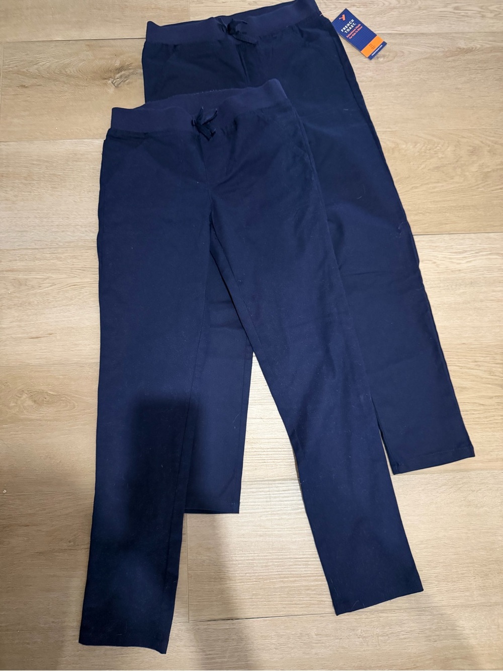 French Toast girls Navy Pull-On Straight Leg uniform pants